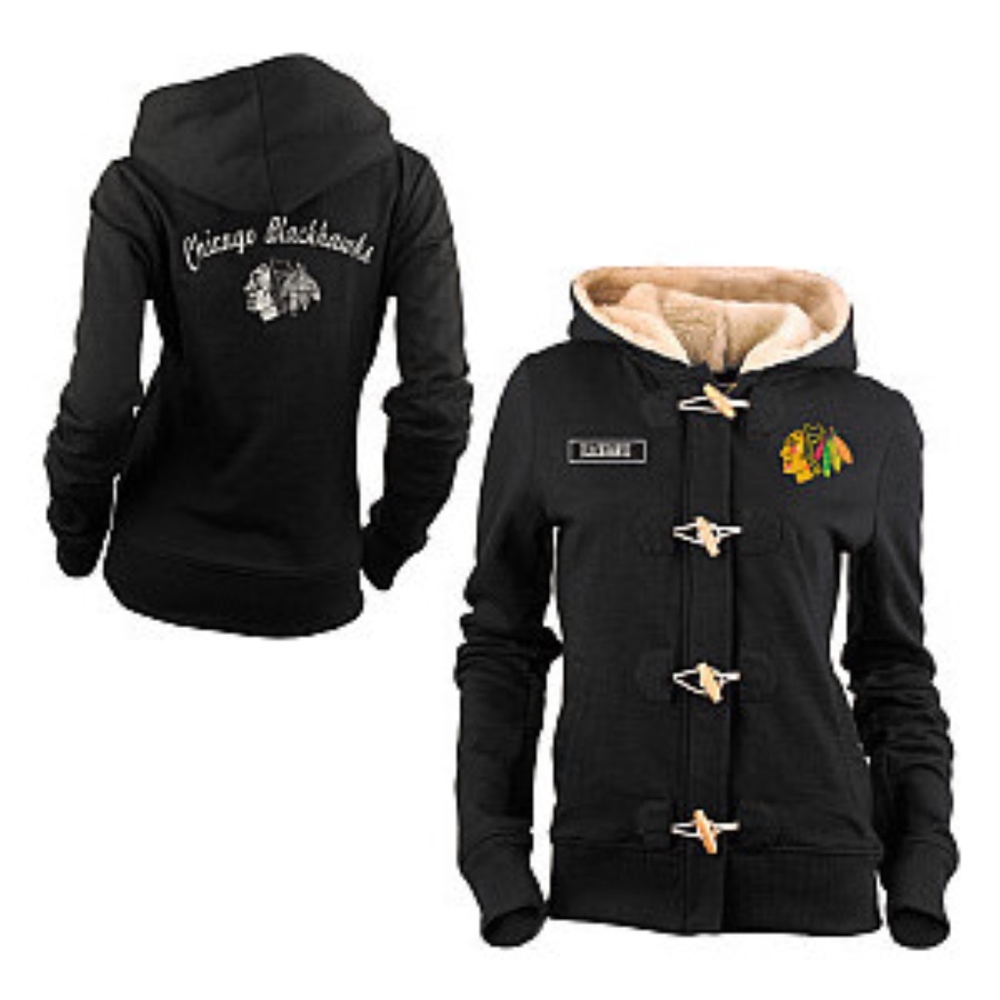 Fur lined Chicago Blackhawks Hoodie